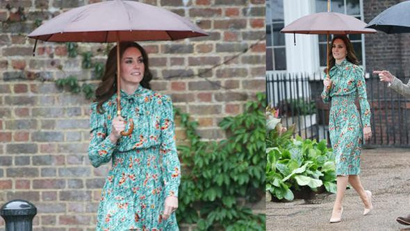 Kate Middleton, Kraliçe Elizabeth'in çöpe attığı kıyafetleri giyiyor... - Resim: 1
