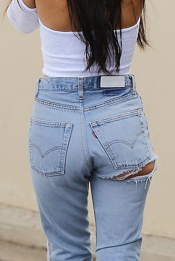 Kardashian'ın giydiği kot pantolon yürek hoplattı - Resim: 3