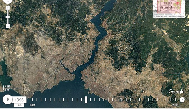 NASA'dan İstanbul Boğazı paylaşımı: 32 yılda böyle değişmiş - Resim: 1