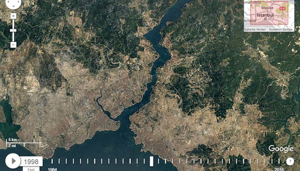 NASA'dan İstanbul Boğazı paylaşımı: 32 yılda böyle değişmiş - Resim: 3
