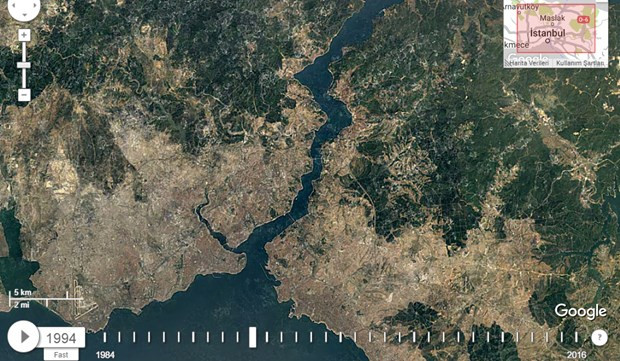 NASA'dan İstanbul Boğazı paylaşımı: 32 yılda böyle değişmiş - Resim: 4
