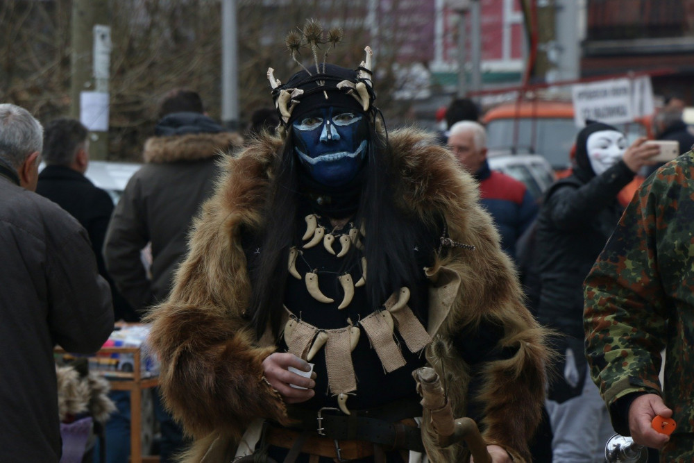 Makedonya’daki Vevçani Karnavalı'ndan çılgın görüntüler - Resim: 4