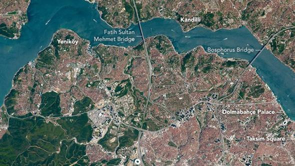 NASA'nın gözünden İstanbul'un şaşırtıcı değişimi - Resim: 1