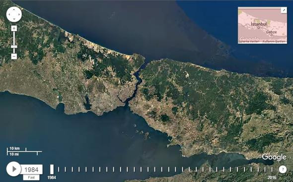 NASA'nın gözünden İstanbul'un şaşırtıcı değişimi - Resim: 2
