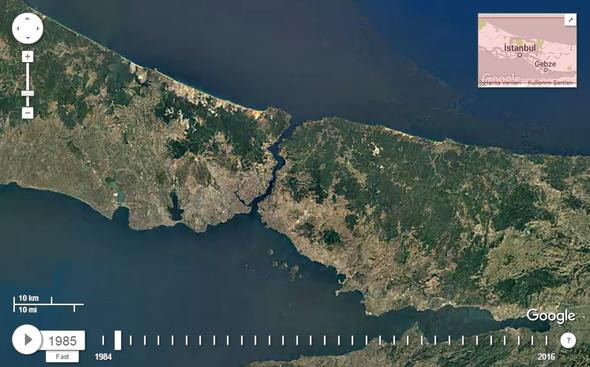 NASA'nın gözünden İstanbul'un şaşırtıcı değişimi - Resim: 3