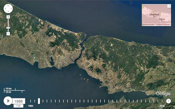 NASA'nın gözünden İstanbul'un şaşırtıcı değişimi - Resim: 4