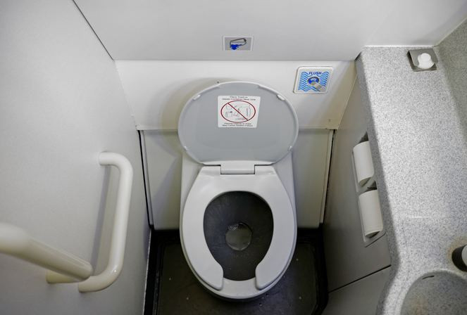 Uçakta skandal görüntüler! Kabin memuru iki erkekle tuvalette... - Resim: 2