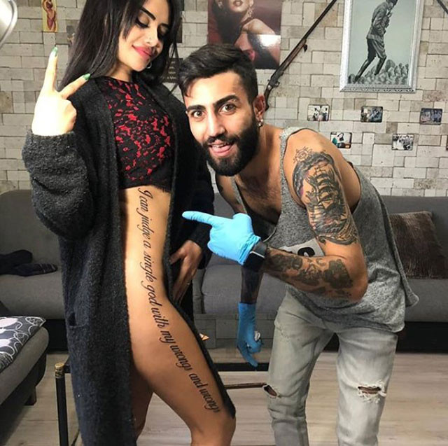 Instagram fenomeni Naz Mila'nın hatalı dövmesi sosyal medyada olay oldu - Resim: 2