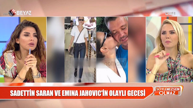 Beyaz TV'de olay Emina Jahovic Sadettin Saran iddiası! - Resim: 3
