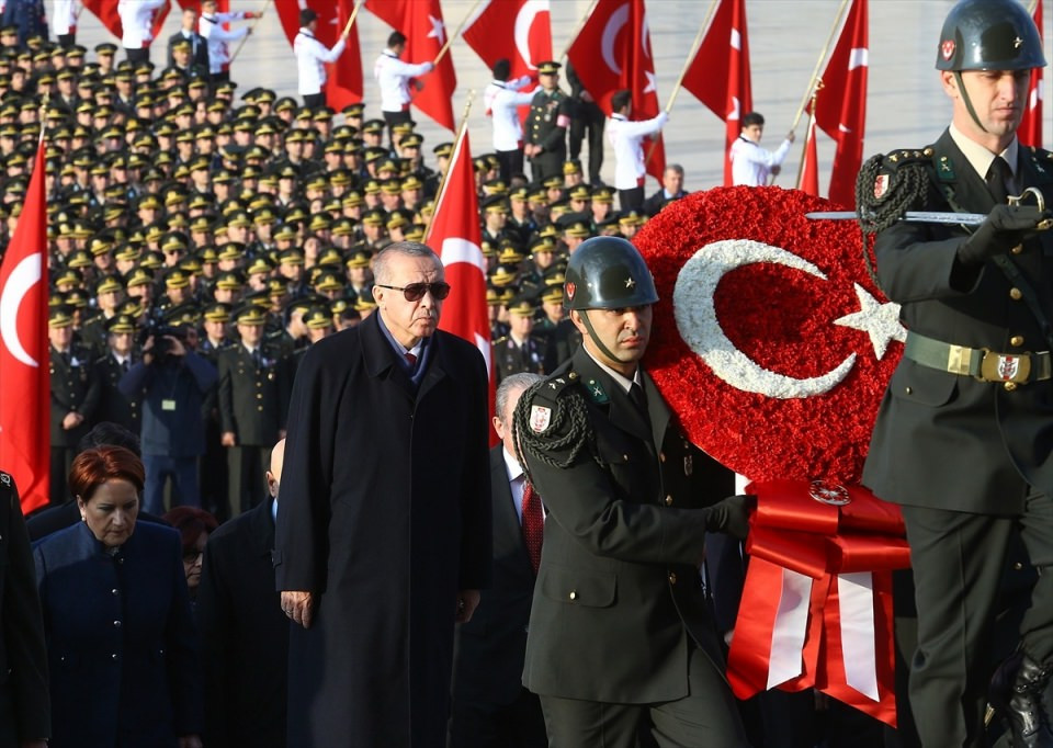 Anıtkabir'de dikkat çeken görüntüler Erdoğan Akşener ve Bahçeli'yi... - Resim: 2