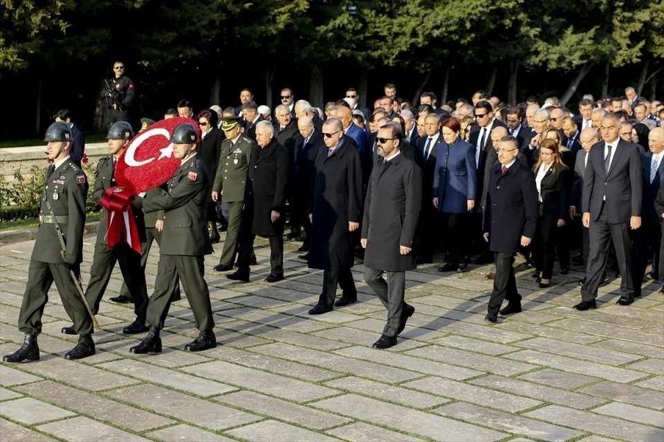 Anıtkabir'de dikkat çeken görüntüler Erdoğan Akşener ve Bahçeli'yi... - Resim: 3