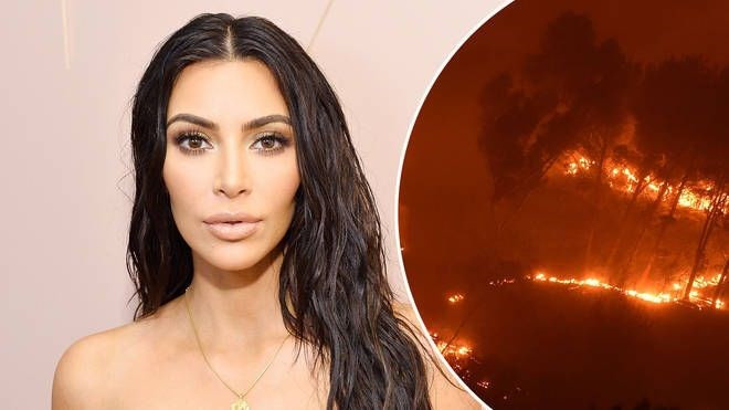 Kim Kardashian yangında kül olacak evini özel itfaiye tutarak kurtardı - Resim: 1