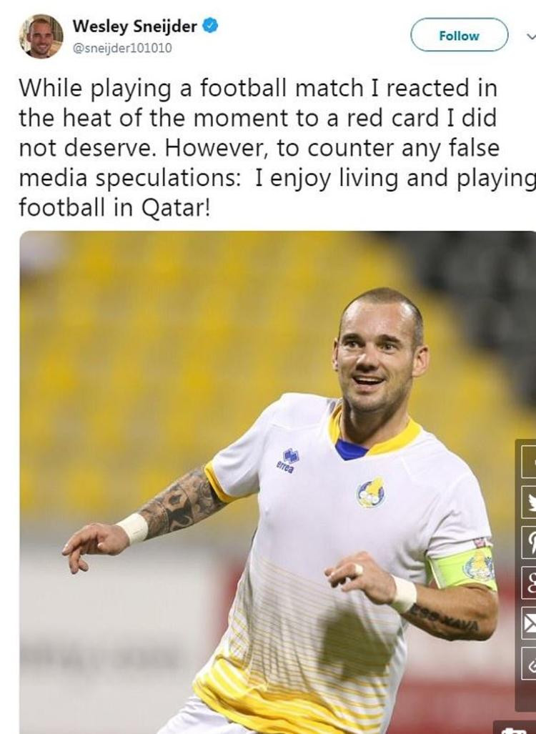 Eski Galatasaraylı Sneijder Katar'ı karıştırdı: Burada oynadığım son maçtı - Resim: 4