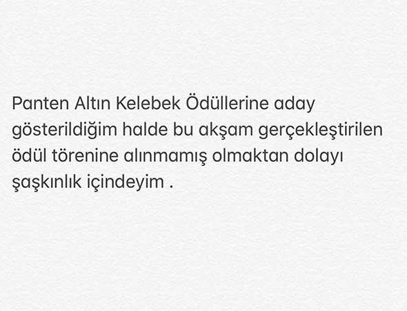 Aday olmasına rağmen Dilek Türkan, Altın Kelebek Ödülleri'ne alınmadı - Resim: 2