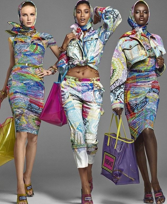 Versace yeni kampanyasını Bella Hadid ve Irina Shayk ile tanıttı - Resim: 4