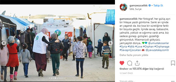 Tesettüre giren Gamze Özçelik, yardım için İdlib'e gitti - Resim: 4