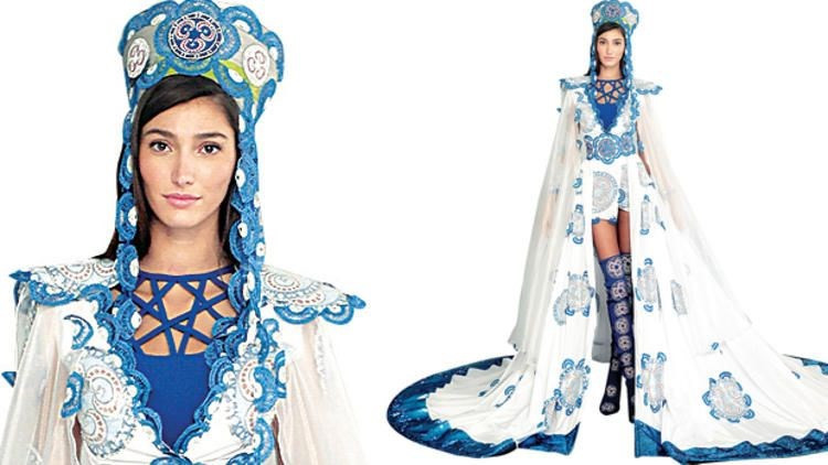 Miss Turkey 2018 güzeli Şevval Şahin, yarışmada 2 farklı tasarım giyecek - Resim: 1