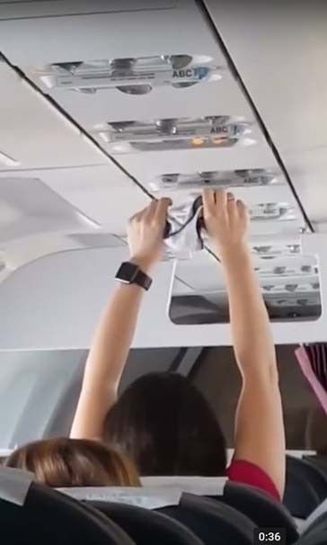 Uçakta herkesin içinde iç çamaşırını çıkaran kadın bakın ne yaptı - Resim: 3