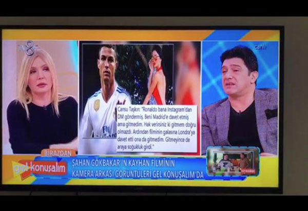 Seda Akgül Cansu Taşkın'ı çıldırttı! Cansu, Ronaldo'nun mesajlarını yayınladı - Resim: 1