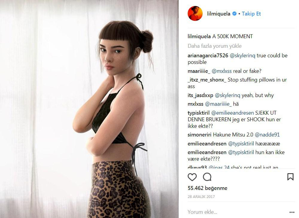 Instagram'ın yeni yıldızı Lil Miquela gerçek mi yoksa dijital bir karakter mi? - Resim: 4