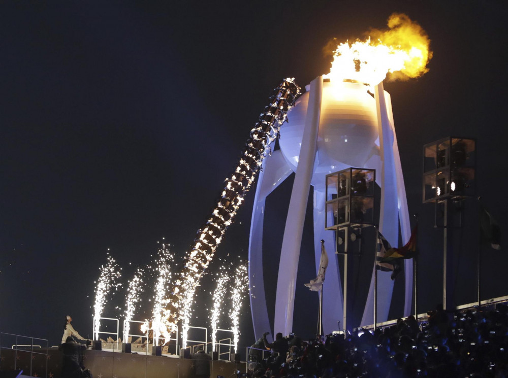 PyeongChang Kış Olimpiyatları açılış töreninden buz gibi görüntüler - Resim: 1