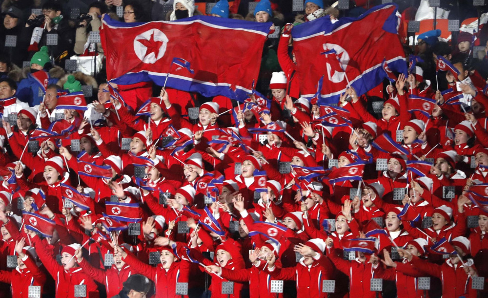 PyeongChang Kış Olimpiyatları açılış töreninden buz gibi görüntüler - Resim: 3