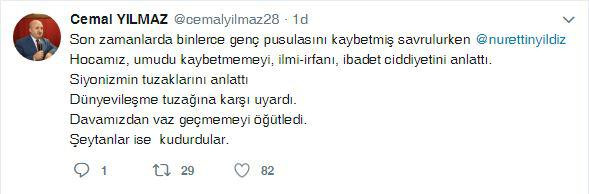 Nurettin Yıldız'a destek verdi, Erdoğan'ın açıklamasından sonra twitter hesabını kapattı - Resim: 3