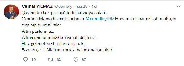 Nurettin Yıldız'a destek verdi, Erdoğan'ın açıklamasından sonra twitter hesabını kapattı - Resim: 4