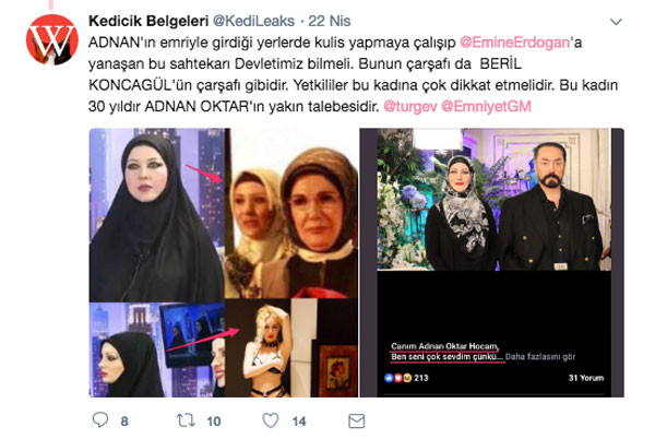 Yeni Akit: Kedicik, Emine Erdoğan'a yanaştı, KADEM'e sızdı - Resim: 1