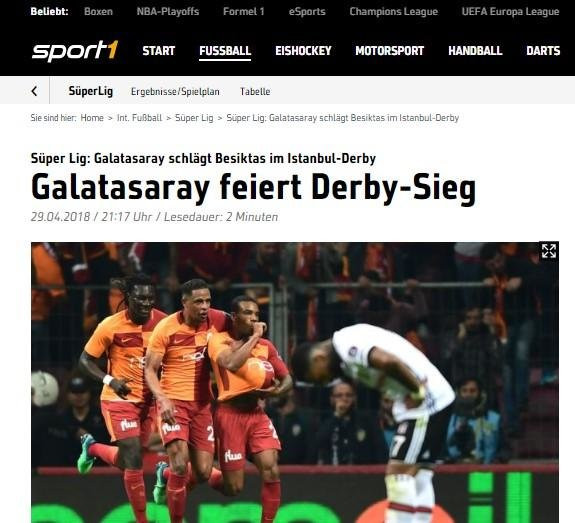 Galatasaray-Beşiktaş derbisi Avrupa basınında - Resim: 1