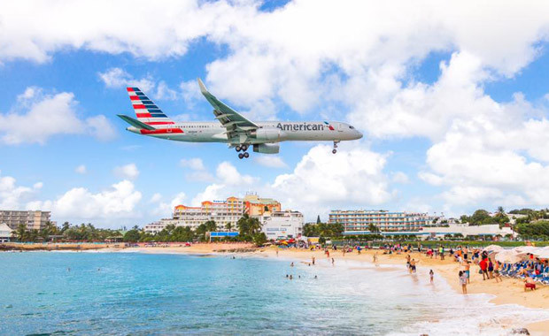 Dünyanın en tehlikeli havaalanı Saint Maarten - Resim: 3