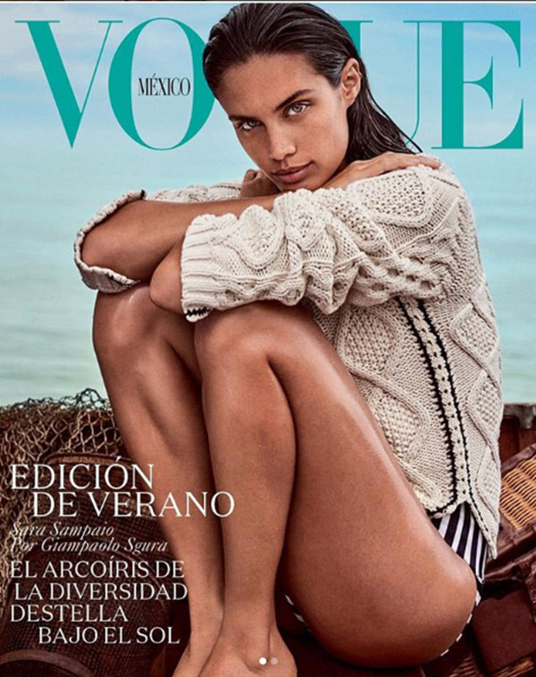 Sara Sampaio, Vogue Meksika’nın haziran sayısına kapak oldu - Resim: 1