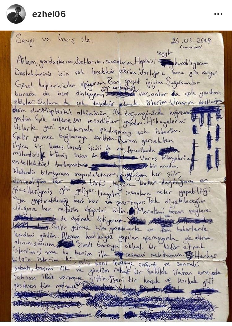 Tutuklanan Rapçi Ezhel cezaevinden mektup yazdı - Resim: 2