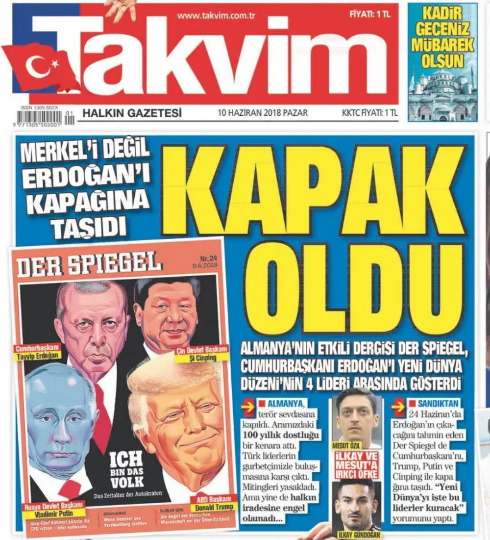 Takvim Gazetesi'nin Erdoğan manşeti sosyal medyada gündem oldu - Resim: 2