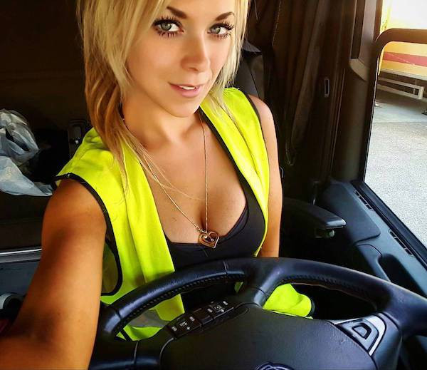İsveçli kamyon şoförü Angelica güzelliği ile büyülüyor - Resim: 2