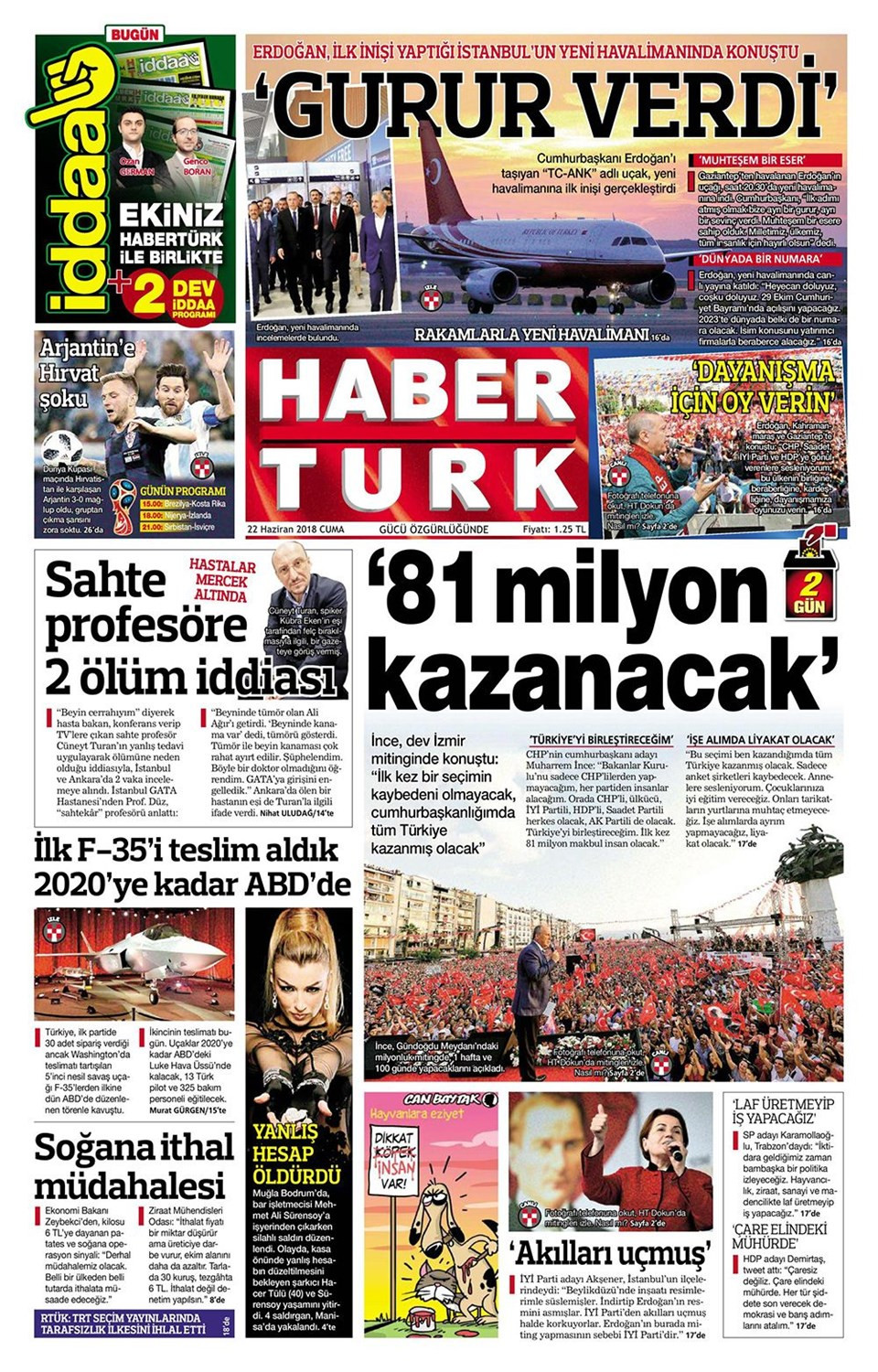 Gazeteler Muharrem İnce'nin İzmir mitingini nasıl gördü? - Resim: 2