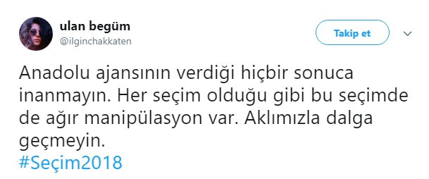 Anadolu Ajansı'nın seçim sonuçlarına sosyal medyadan flaş tepkiler! - Resim: 2