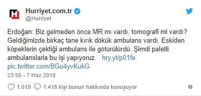 Erdoğan'ın eskiden ambulansları köpekler çekerdi sözü Twitter’ı salladı - Resim: 4