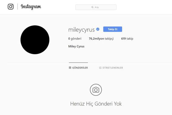 Miley Cyrus'un Instagram hesabına ne oldu? - Resim: 2