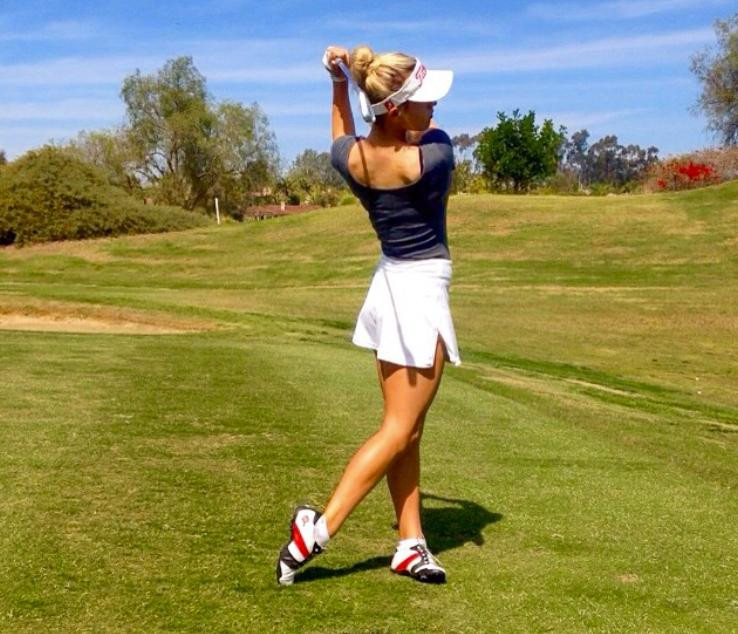 Adını Instagram'da duyuran güzel golfçü profesyonellerle yarışacak - Resim: 4