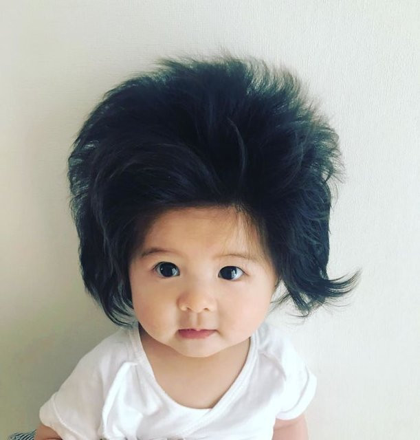 Japon bebek Chanco gür saçları ve şirinliğiyle sosyal medyada gündem oldu - Resim: 1