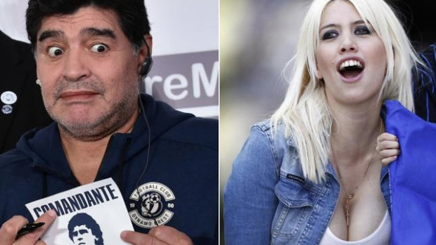 Diego Maradona, Mauro Icardi'nin eşi Wanda Nara ile otelde basıldı! - Resim: 3