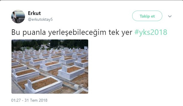 İşte yarı şaka yarı ciddi YKS 2018 sınav sonuçları yorumları.. - Resim: 1