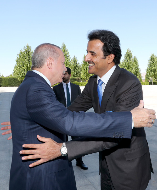 Erdoğan ile Katar Emiri Al Sani arasında samimi görüntüler - Resim: 2