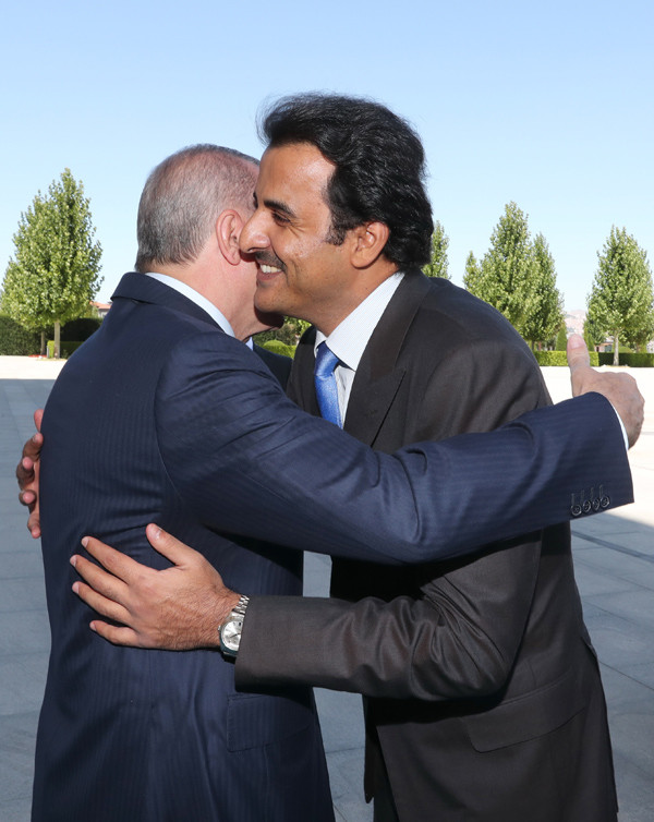 Erdoğan ile Katar Emiri Al Sani arasında samimi görüntüler - Resim: 3