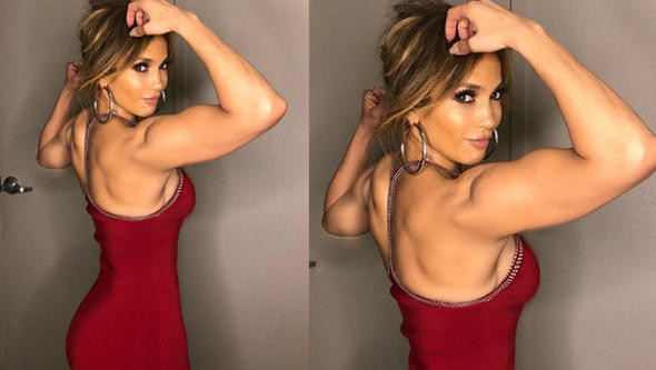Jennifer Lopez'in kol kasları sosyal medyayı salladı - Resim: 1