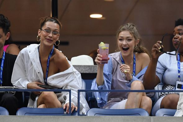 Gigi ve Bella Hadid Serena Williams maçında - Resim: 4