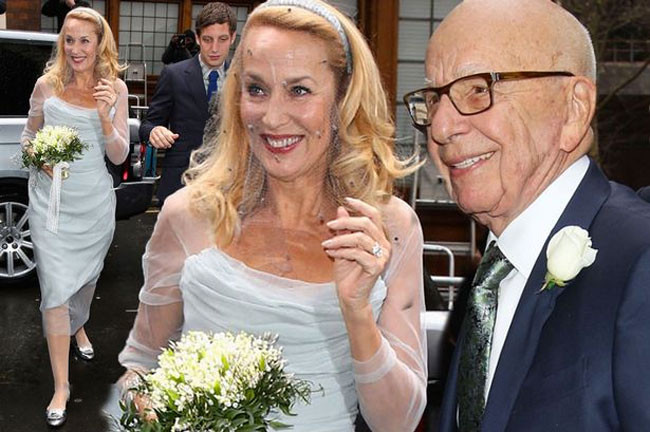 Rupert Murdoch ve 25 yaş küçük eşi Jerry Hall tatilde - Resim: 1