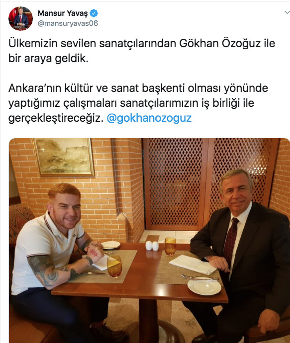 Mansur Yavaş ile Gökhan Özoğuz buluştu! Sosyal medya ikiye bölündü - Resim: 2