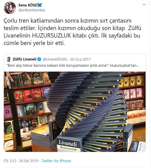 Zülfü Livaneli’yi isyan ettiren paylaşım: Ne bu kaza olaydı ne de bu kitap... - Resim: 3